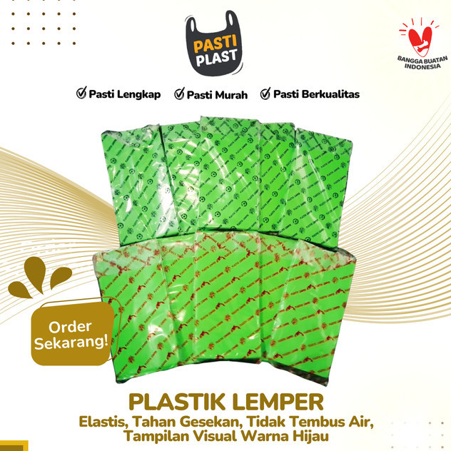 

Plastik Hijau Bungkus Lemper / Kemasan Lemper Bola @200 @100lb