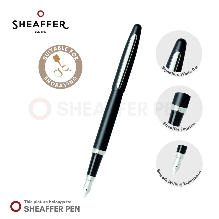 

Sheaffer® VFM Matte Black Fountain Pen