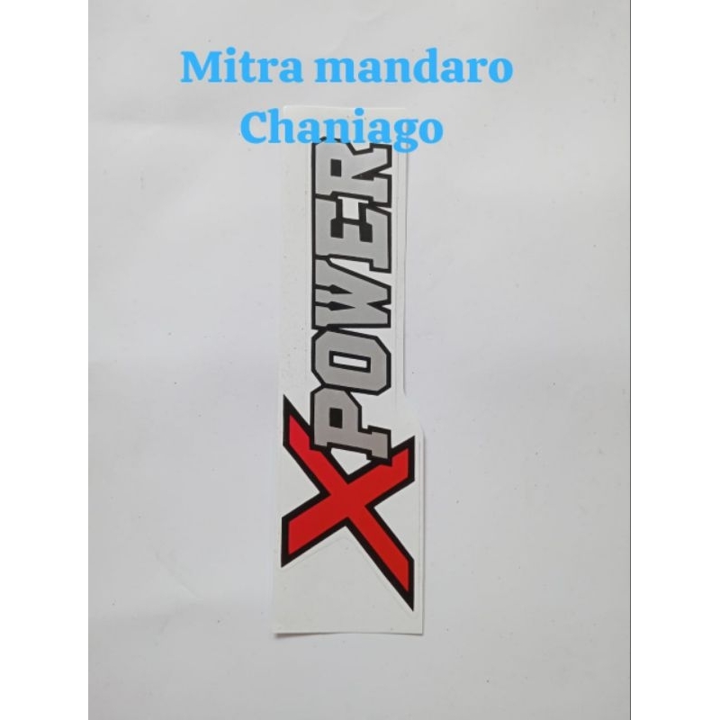 stiker mobil Hino Dutro XPOWER
