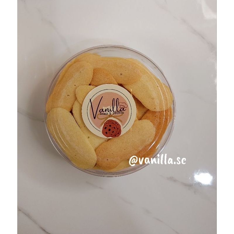 

Vanilla - Lidah Kucing enak dan ngeprul kemasan toples 250gr