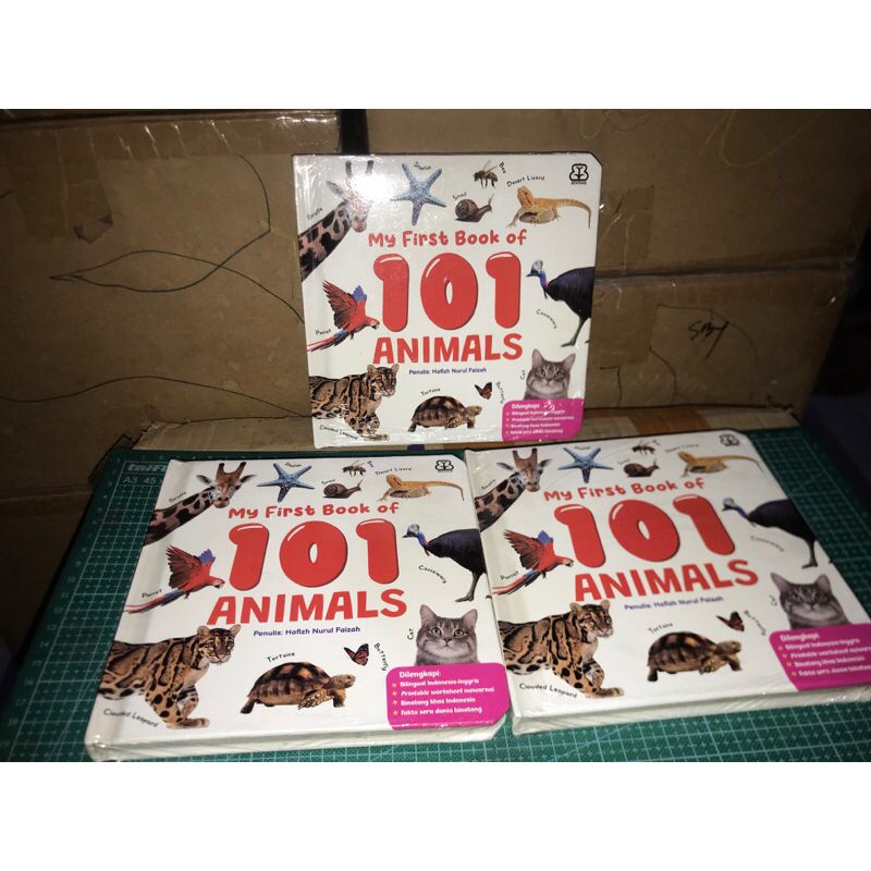 MY FIRST BOOK - MY FIRST BOOK OF 101 ANIMALS (BOARDBOOK)