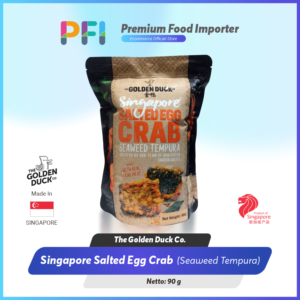 

The Golden Duck Salted Egg Crab Seaweed Tempura 90gr