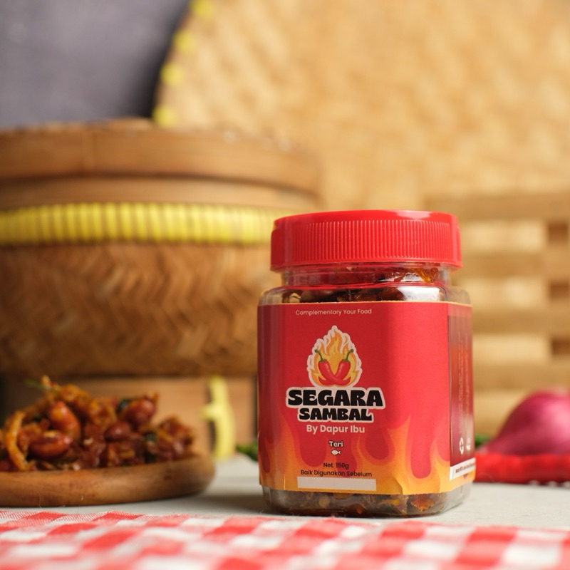 

Segara Sambal - Sambal Teri Kacang Tanah - Sambal Kemasan - Makanan Siap Saji - Frozen Food 150g