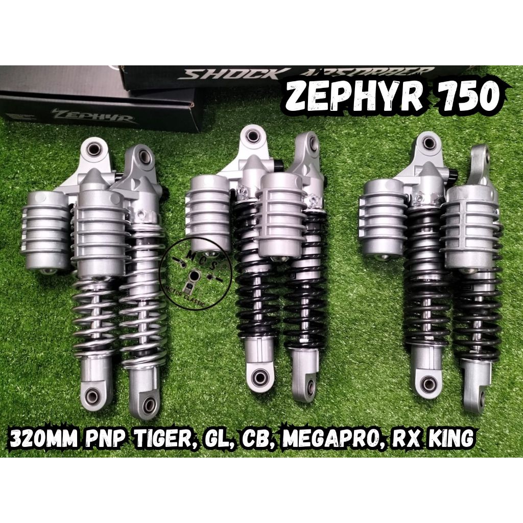 Shock Tabung ZEPHYR 750 Double Click 320mm Skok kyb zepyr Granat CB GL Tiger RX King Supra X