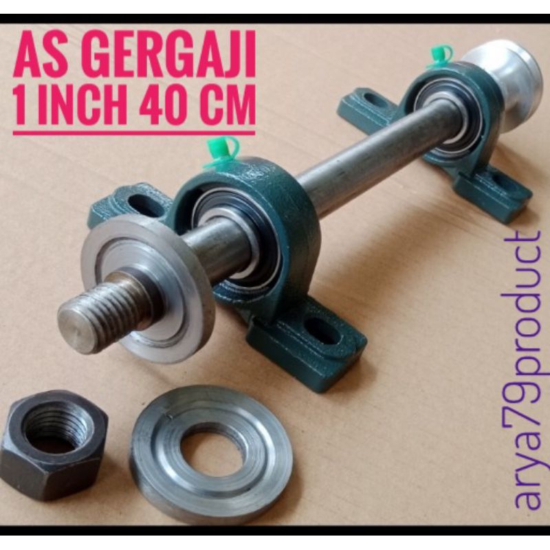 As gergaji piringan serkel 1 inch panjang 40 cm lengkap poli