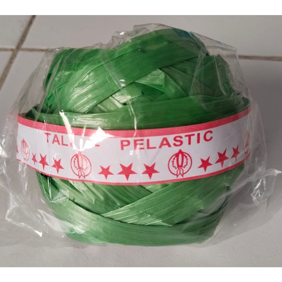 

gk Tali Rafia Roll warna 1 BALL ISI 50 PCS - tali plastik - 1 roll -/+10 meter