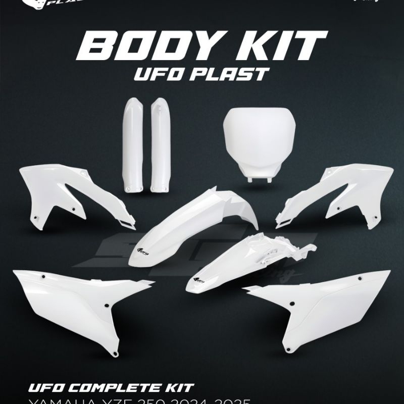 Cover Body Set UFO Original Italy - YZ250 YZ450 2023-2025 White