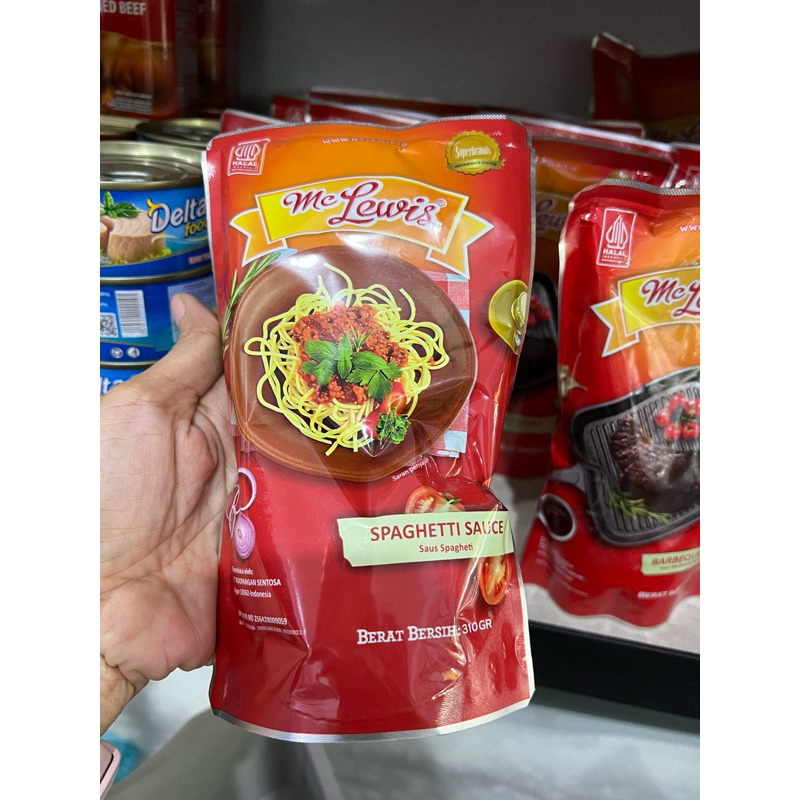 

Mc Lewis Spagetti Sauce 310 gram