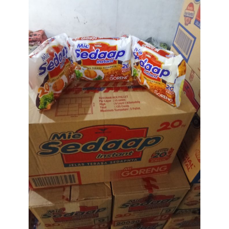 

mi sedap goreng isi 40 pis