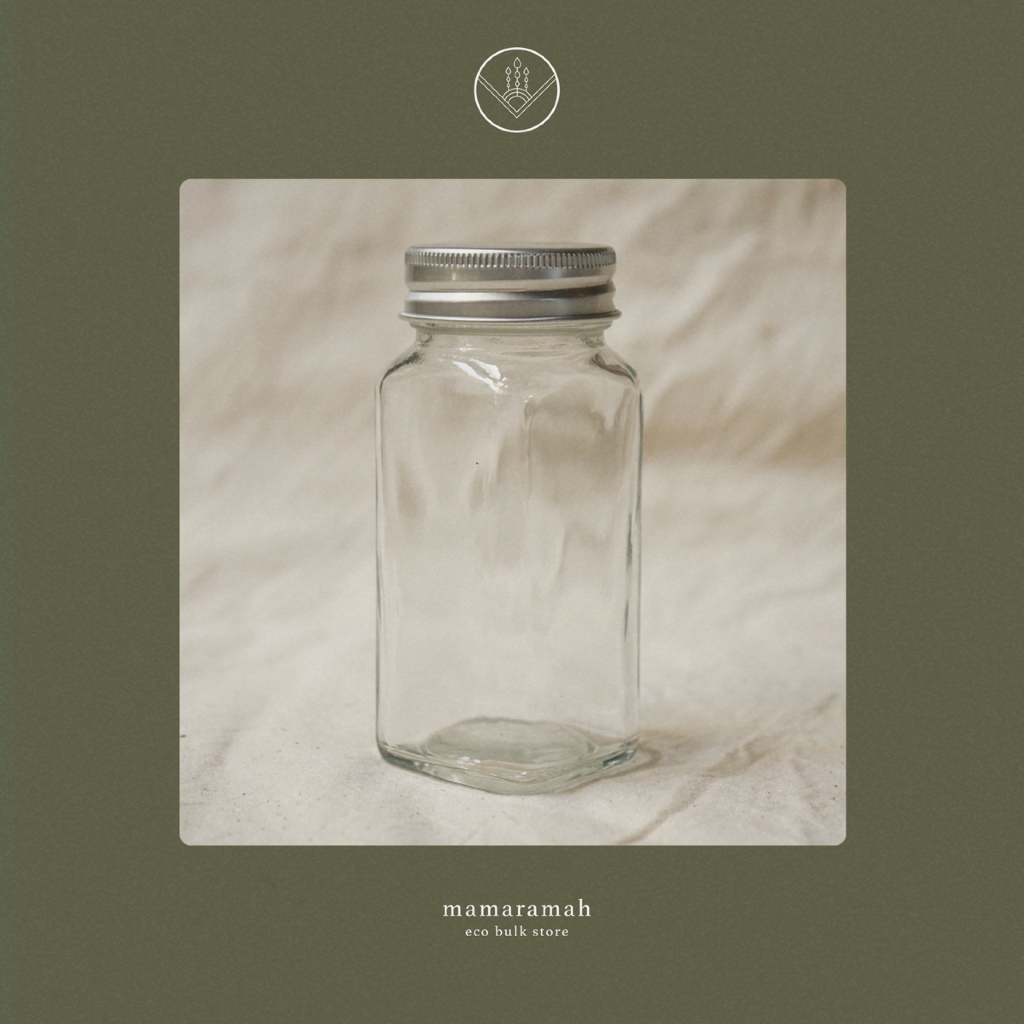 Spices Jar/ Botol Jar Bumbu Kaca 100ml
