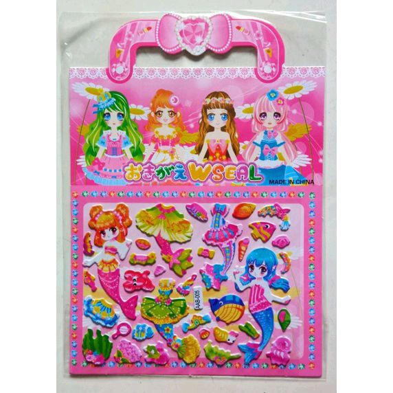 

J ( J15 ) STIKER KARAKTER KARTUN TIMBUL MODEL TAS KECIL