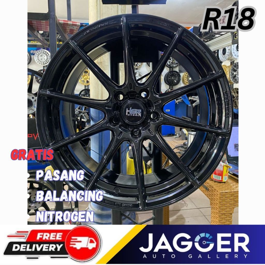 Velg racing FG Tobelo ring 18 hsr wheel cocok mobil xpander innova hrv