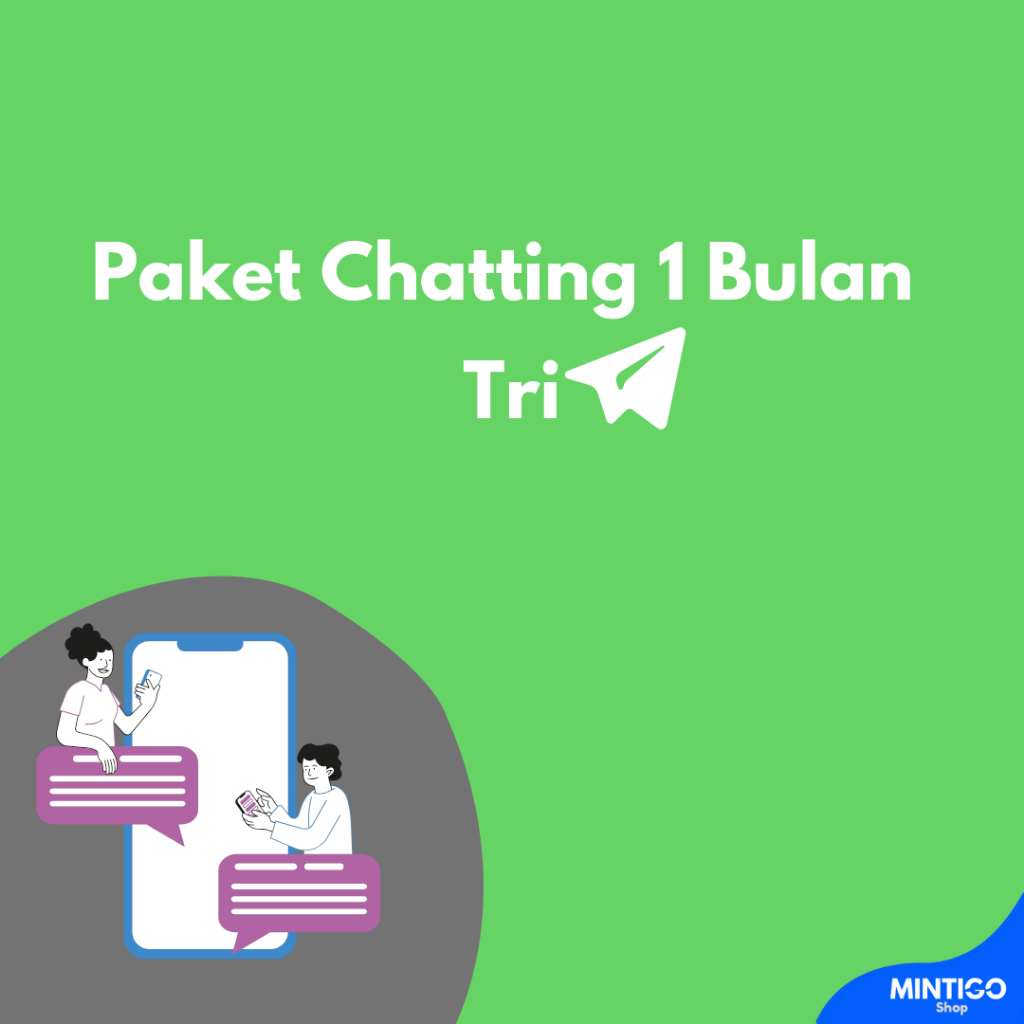 Kouta Chatting Tri 30 Hari Whatsapp, LINE, BBM, KakaoTalk, WeChat