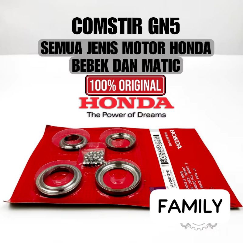 ORIGINAL HONDA 100% AHM KOMSTIR GN5 COMSTIR BEAT FI BEAT KARBU SCOOPY VARIO SUPRA X 125 BLADE GENIO