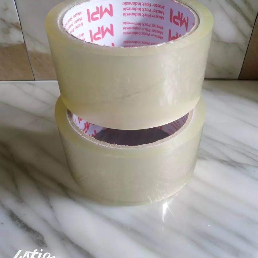 

Lakban Bening Ukuran Panjang 45 mm Panjang 60 Yard Kualitas Bagus Dan Tidak Mudah Putus Merek MPI