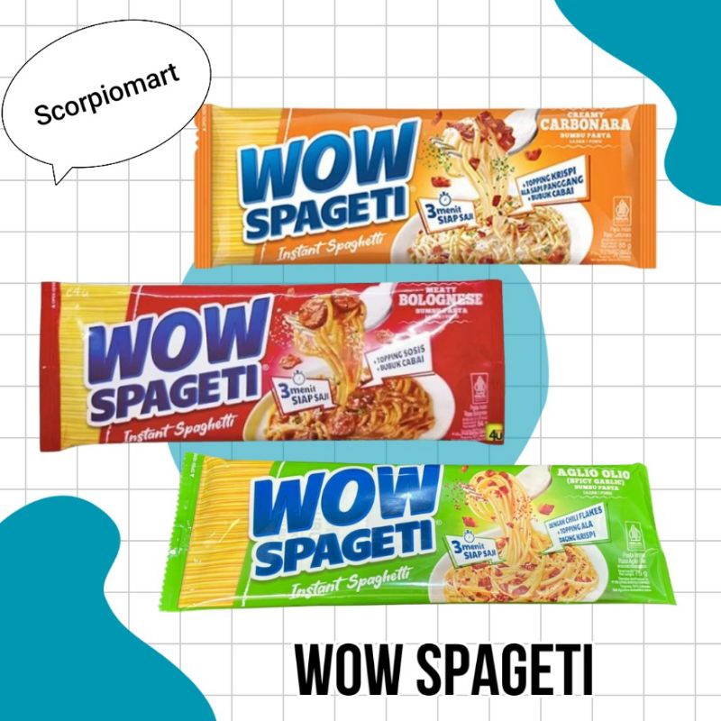 

WOW SPAGHETTI INSTANT 3MNT BY MAYORA 88GR