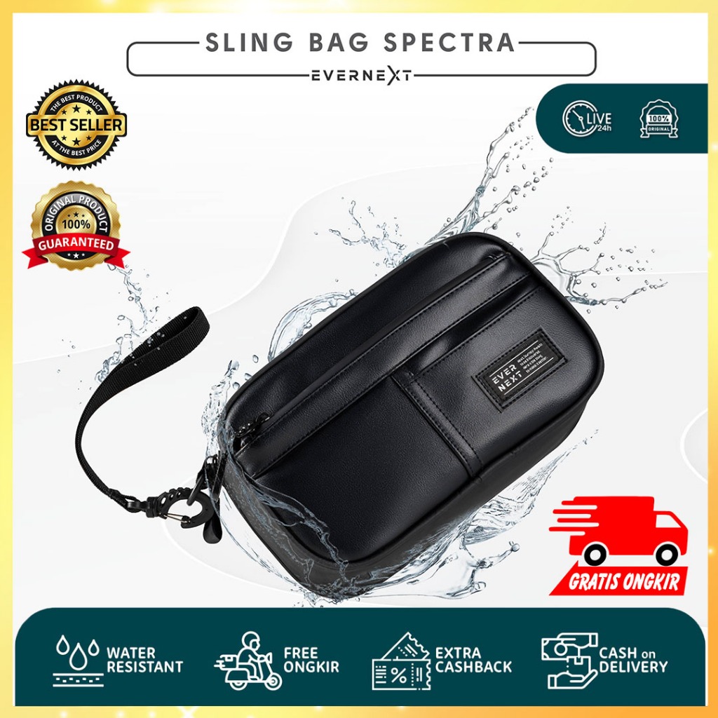 SLING BAG / POUCH BAG SPECTRA - EVERNEXT | Tas Selempang Kecil Pria Unisex Handbag Tas Tangan