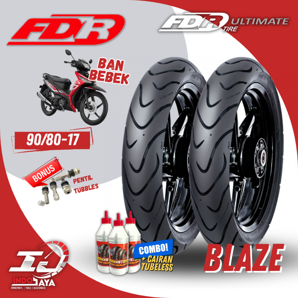 [READY COD] BAN FDR BLAZE RING 17 ( 90/80-17 ) BAN FDR TUBELESS BLAZE TUBLES RING 17 / BAN FDR TUBLE