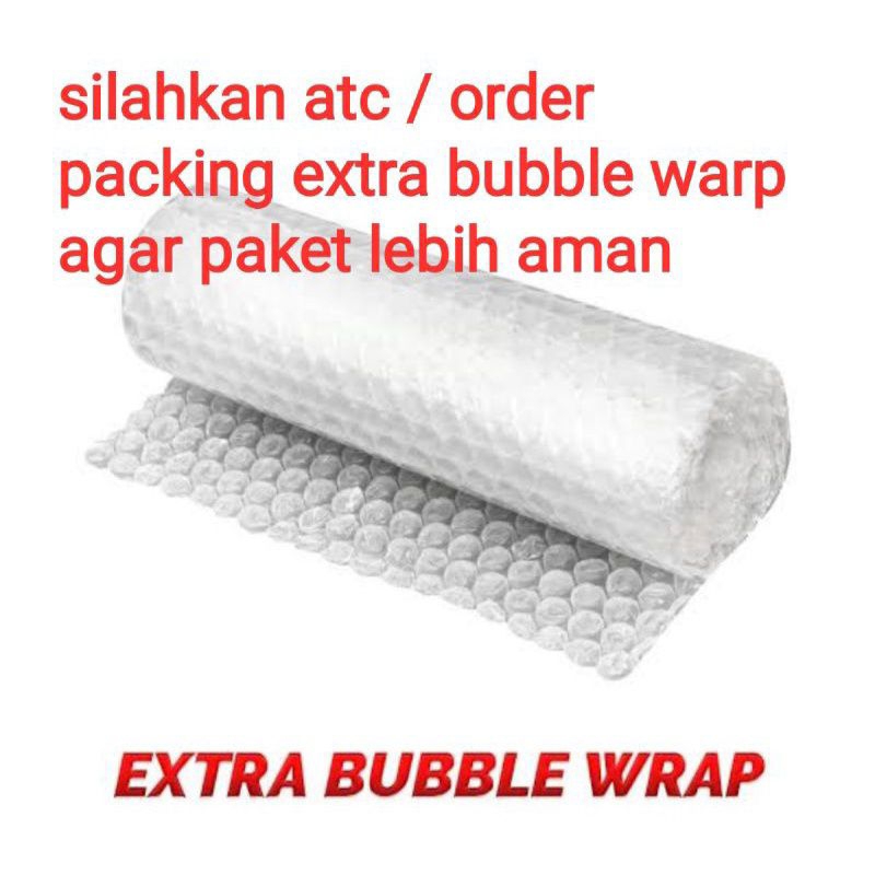 

Packing Tambahan Extra Bubble Warp Untuk Keamanan Pesanan Saat Pengiriman