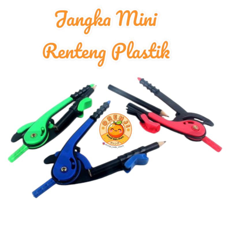 

JANGKA COMPASSES SET. Jangka mini plastik murah