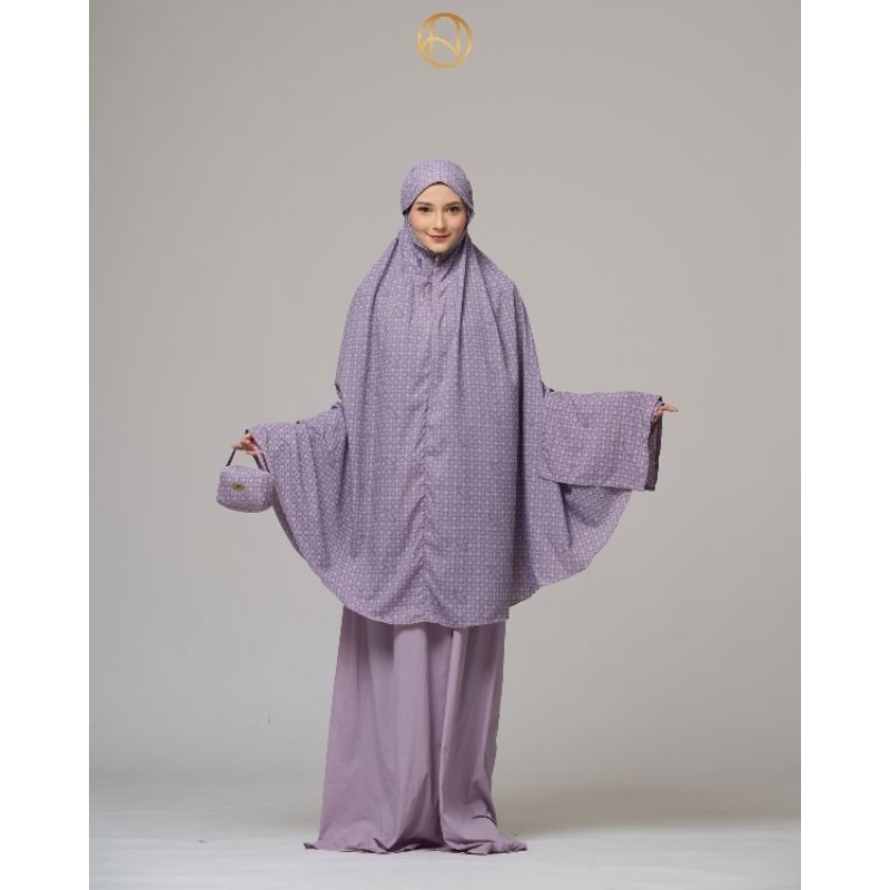 Alisya by Olive Mukena - Mukena Lunara (Mukena Traveling Dewasa)