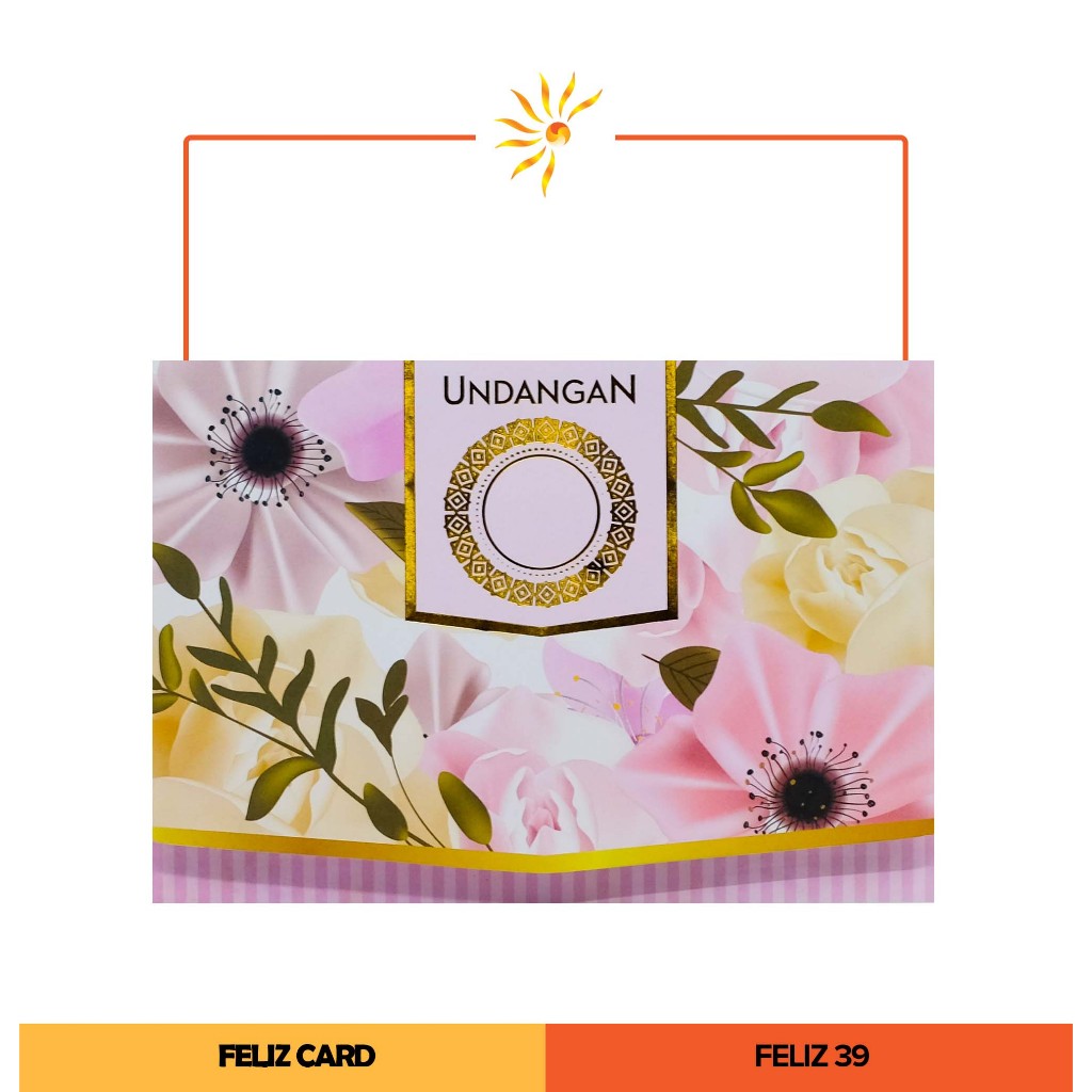 

Blangko Undangan Pernikahan / Wedding Invitation FELIZ 39 / 40 / 41 / 47 - ISI 100 PCS (BLANGKO KOSONG) - Sun Graphic
