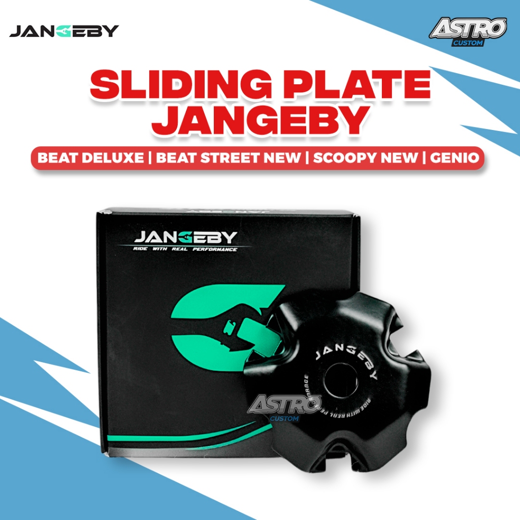 Sliding Plate Jangeby Beat Deluxe Scoopy New K2F Genio Beat Street New Fine Black Tutup Rumah Roller