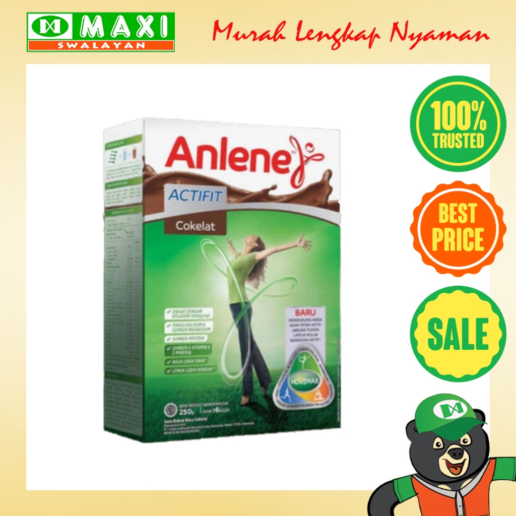 

Anlene Actifit 250gr Coklat