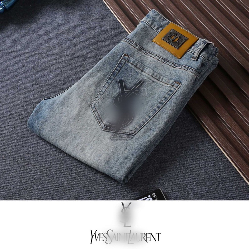 " Y S L “ Celana Jeans Pria Slim Fit #2A06 Celana Panjang Pria Import Jeans Premium Korea Style