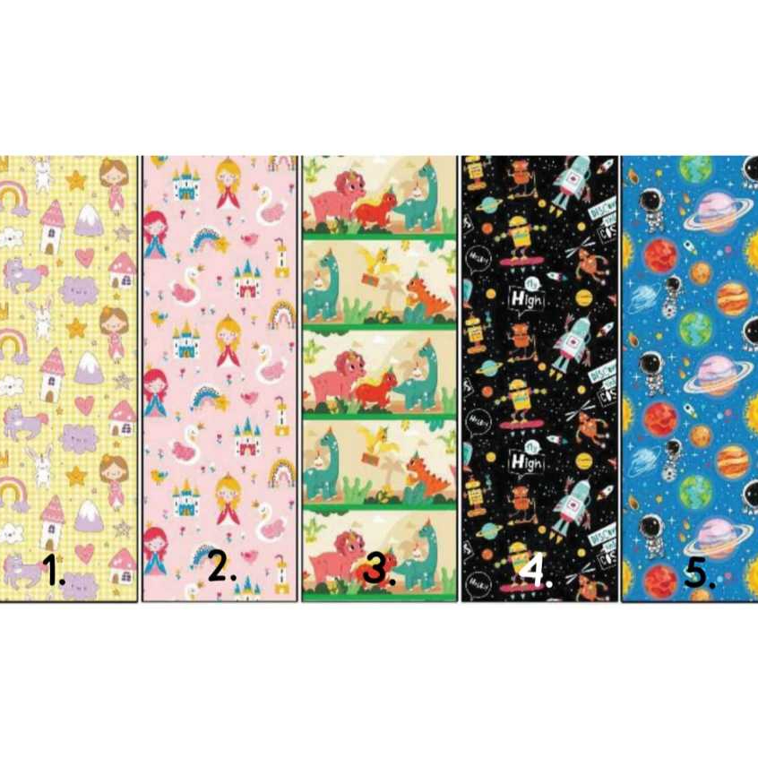 

Kertas Kado Motif Lucu Isi 10pcs ( 5 Motif )