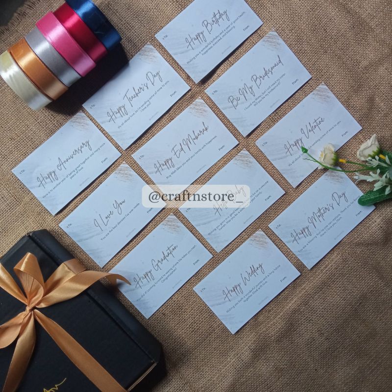 

THANK YOU CARD / THANKS CARD HAMPERS MURAH KARTU UCAPAN BY TEMPLATE
