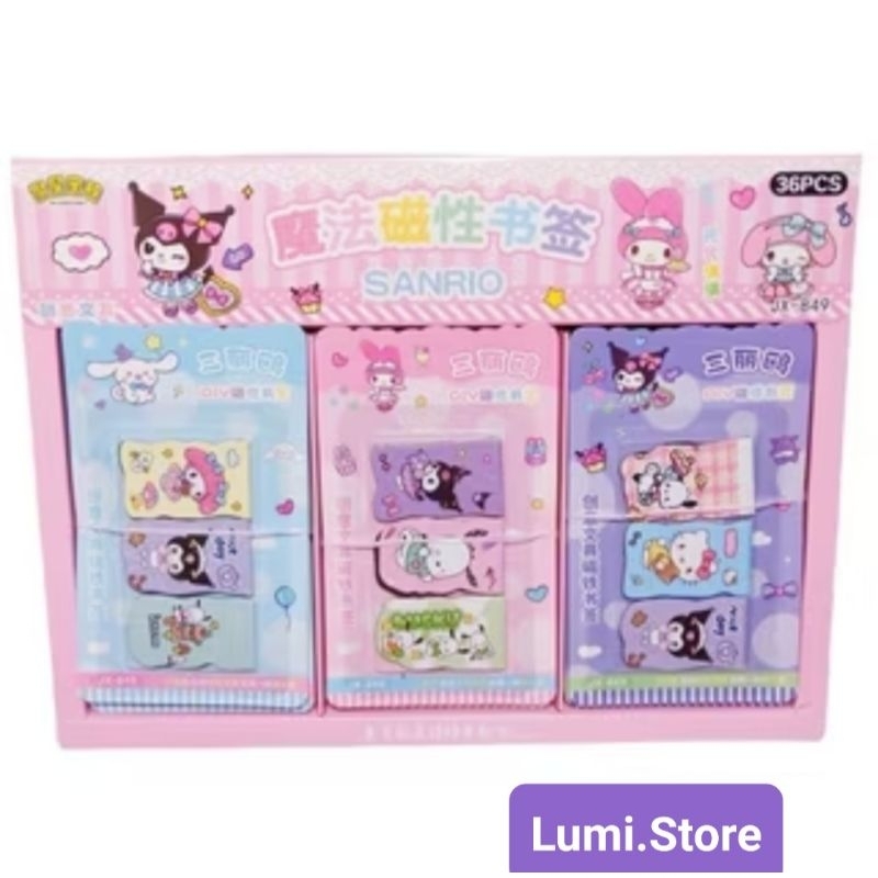 

Bookmark magnet sanrio/pembatas buku magnet sanrio