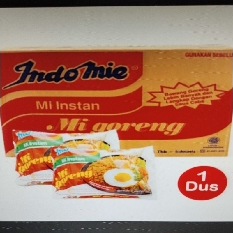 

IndoMie Mi Goreng instant 1 dus isi 40 pcs