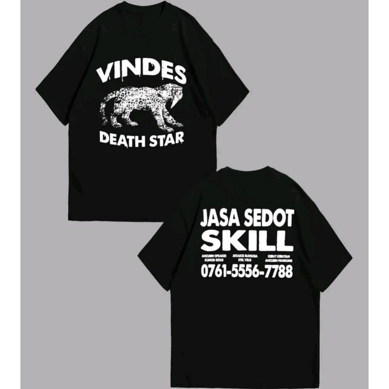 Tshirt Vindes Store x Teenage Death Star - Vindes Death Star Black