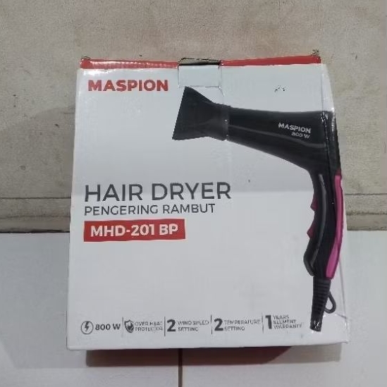 Maspion MHD-201BP Pengering Rambut Pink