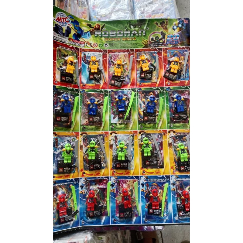 ROBOMAN NINJA + KARTU