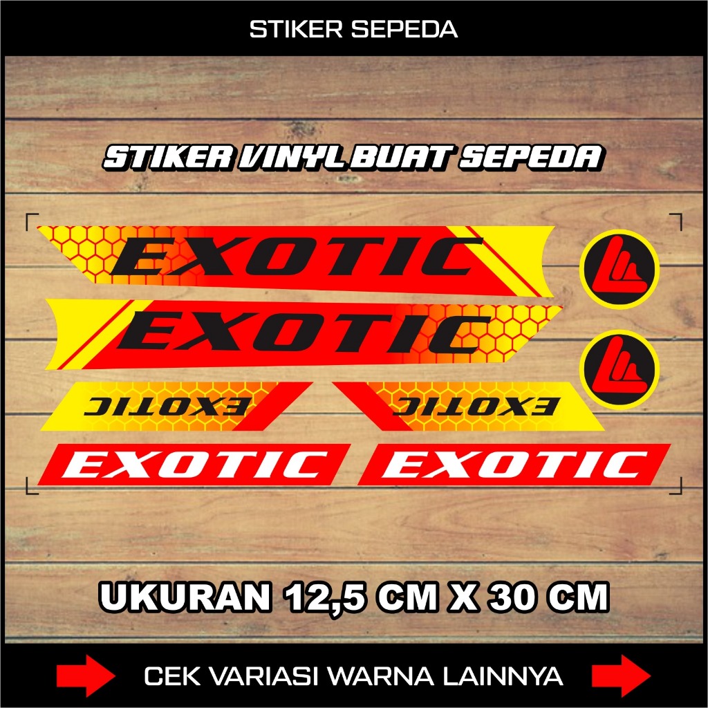 STIKER FEDERAL , MINION, EXOTIC, GIANT, SHIMANO - STRIPING STICKER UNIVERSAL SEPEDA ADVENTURE