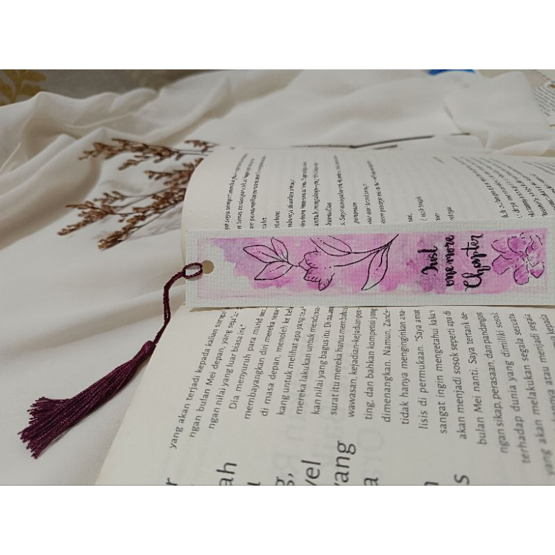 

Bookmark Watercolor || Bookmark handmade || Bookmark lukis custom