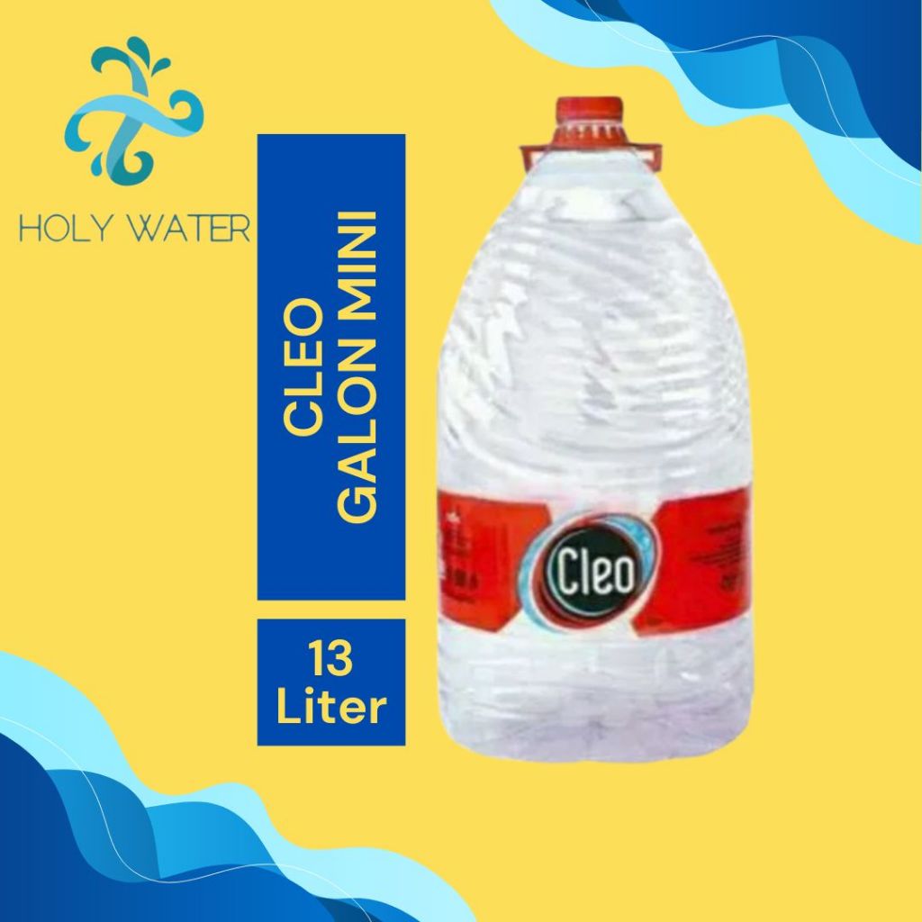 

(INSTANT / SAMEDAY) CLEO GALON 13 LITER SEKALI PAKAI - READY GALON 13 LITER, 550ML, 220 ML , GELAS CUP Air Minum MINERAL Botol