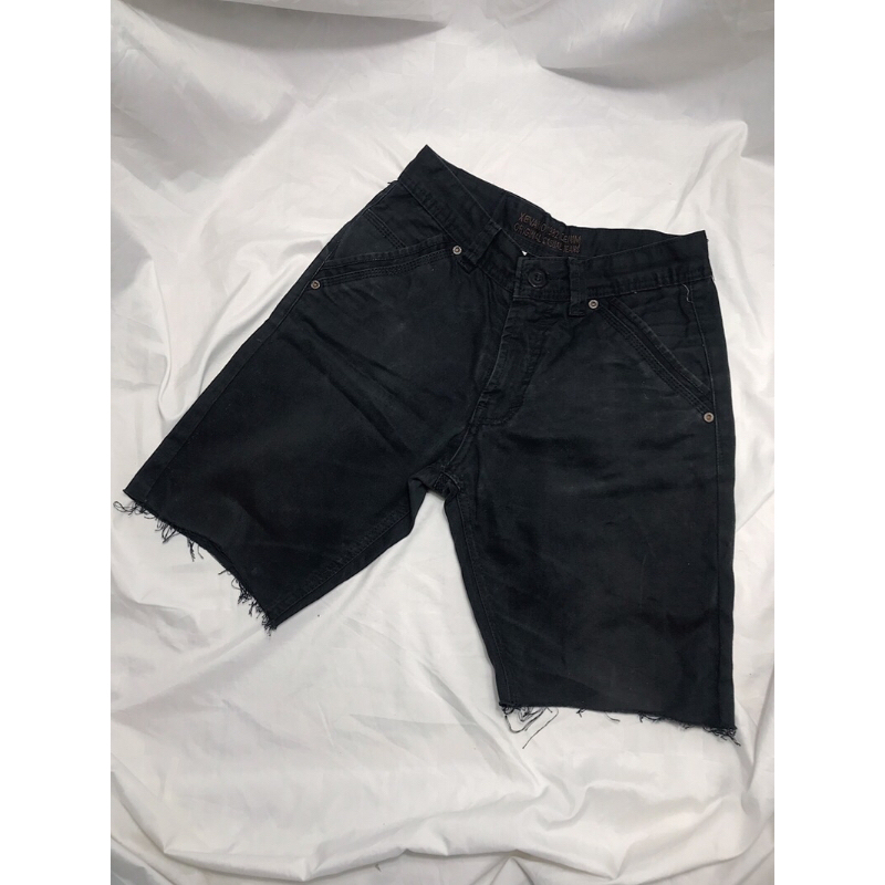 Nego AjaYuk > Xevano Short Black Jeans - Black (Bawahan/Celana)|Preloved/2nd/Second/Bekas|Laki-Laki/