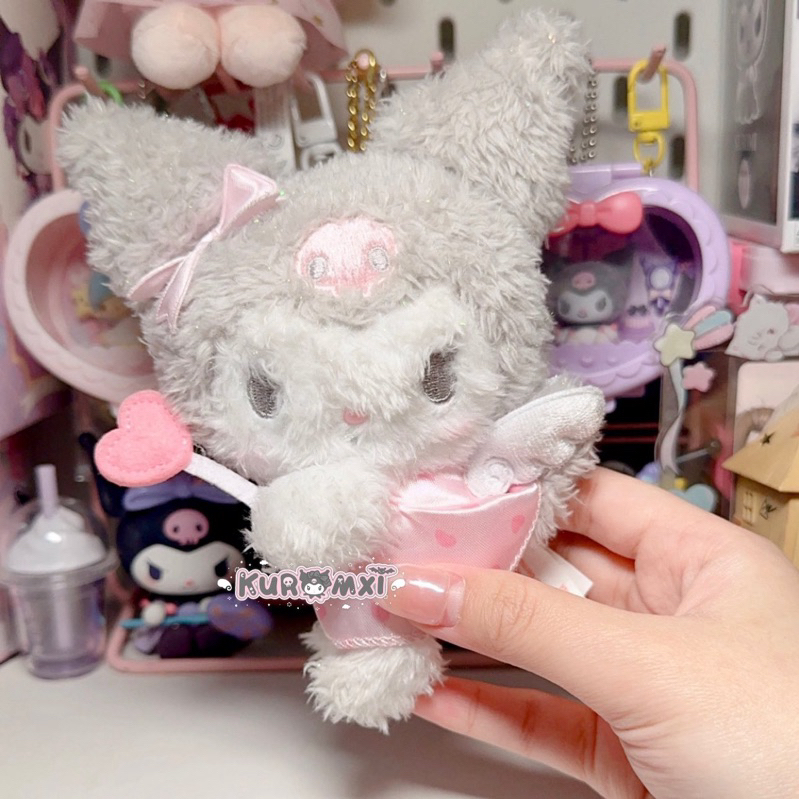 sanrio kuromi bagcharm keychain plushie plush dreaming angel