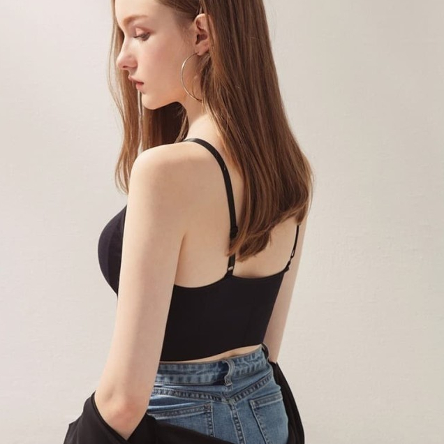 𝐑𝐄𝐀𝐃𝐘 𝐒𝐓𝐎𝐂𝐊 𝐒𝐀𝐅 - 𝐓𝐎𝐏 𝐎𝐍𝐋𝐘 - IVORA bralette woman premium / sport bra wanita premium / sporty bra / 