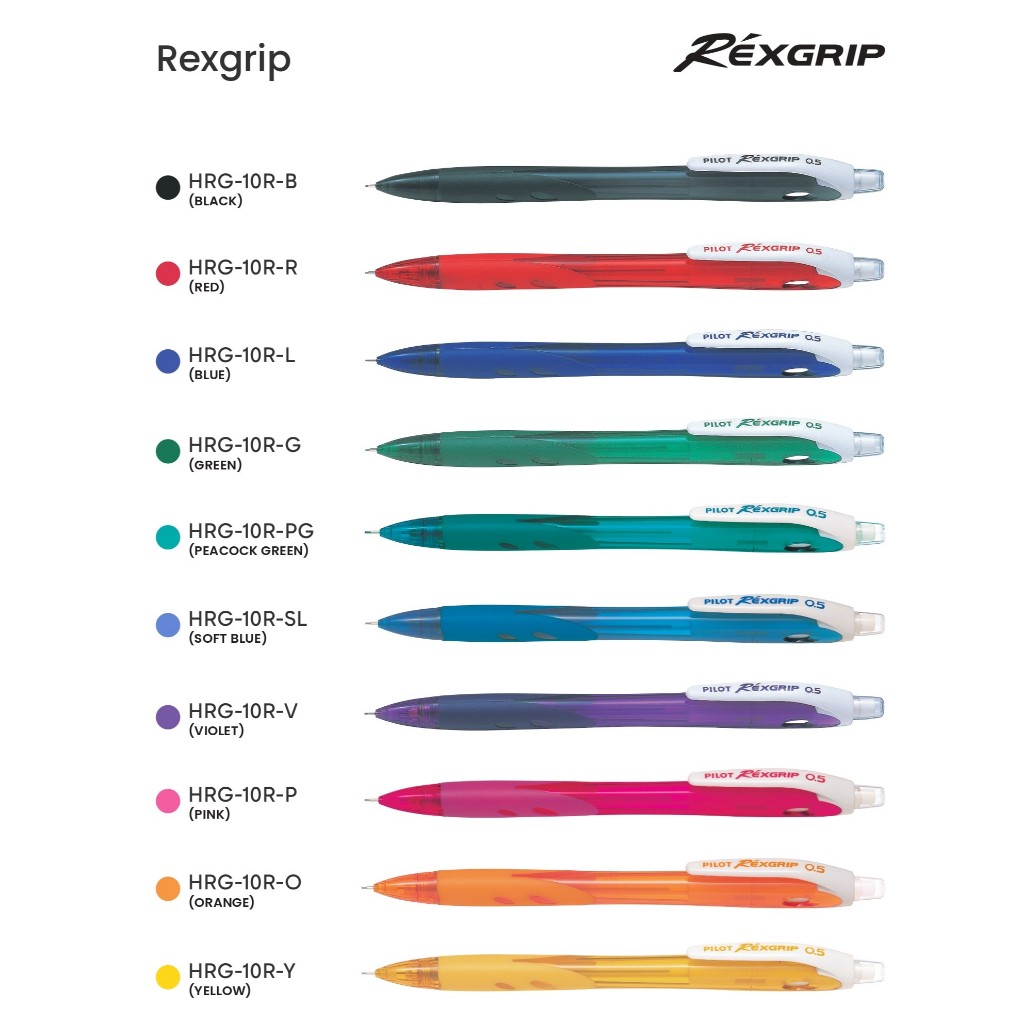 

Pensil Isi /Pilot Rexgrip Mechanical Pencil 0.5mm/ Pensil Murah 1 Pack ISI 12 Pcs