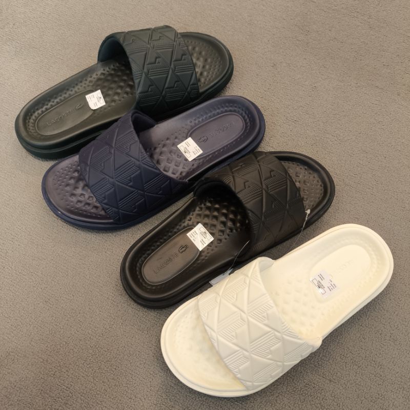 Sandal Lacoste Croco slide Black Original