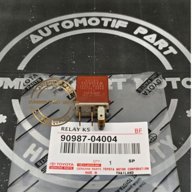 Relay Toyota  K5 12v 90987-04004 asli