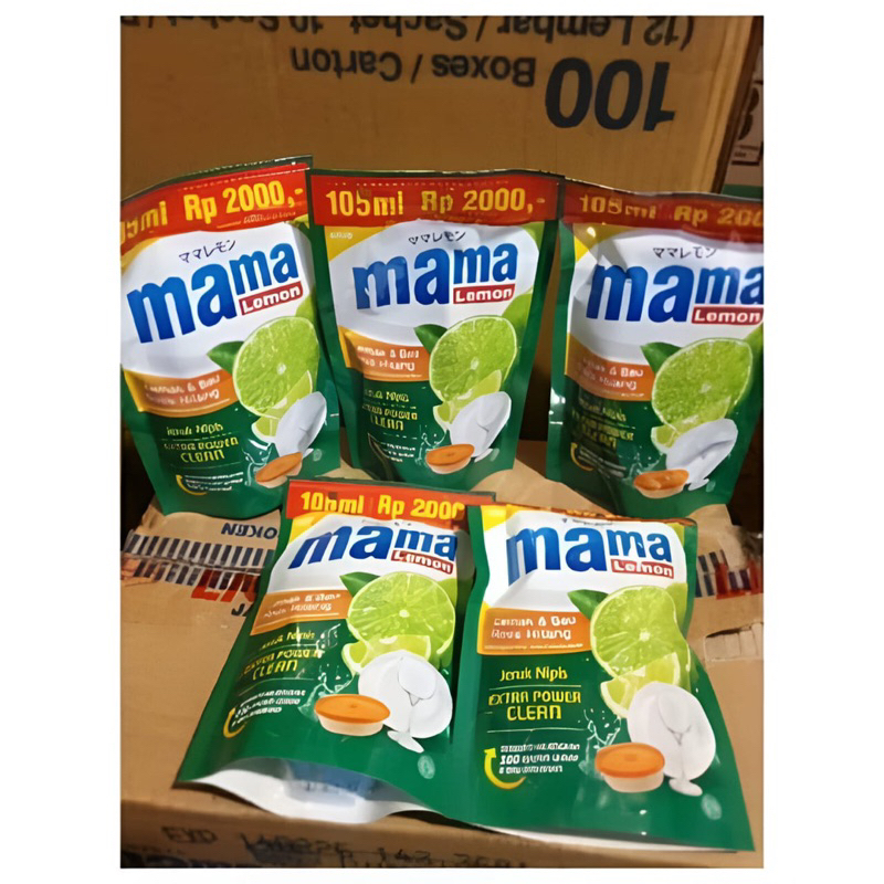 Mama Lemon 1 Dus isi 24 pcs / 1 Karton Mama Lemon / Mama Lemon 105ml / Mama Lemon 2000