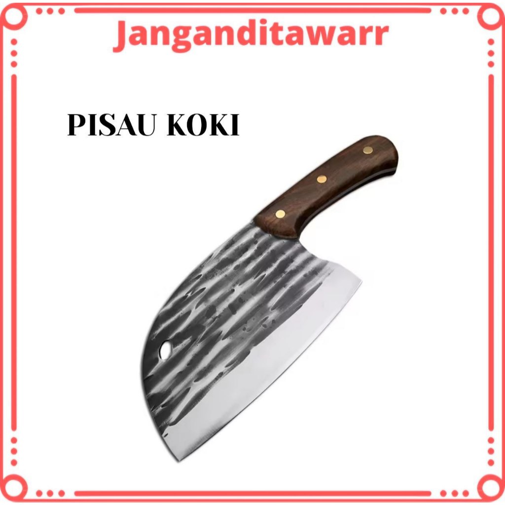 Pisau Daging Dapur Jumbo Super Tajam Golok Daging Pisau Jepang koki Stainless Steel