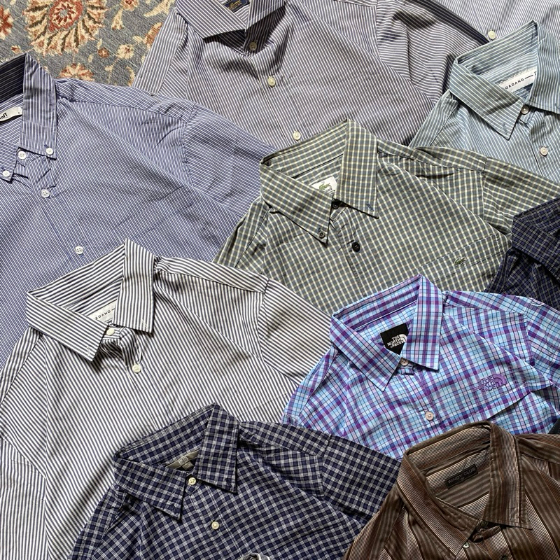 KEMEJA STRIPE | STRIPE SHIRT | KEMEJA SKENA | KEMEJA GARIS