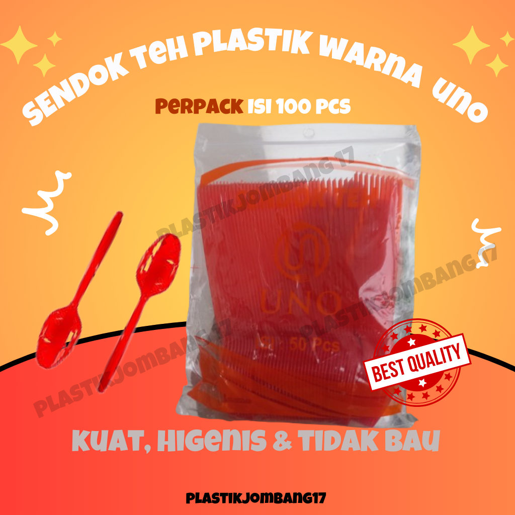 [ISI 100 PCS] Sendok Plastik Kecil / Sendok Teh / Sendok Jelly Puding